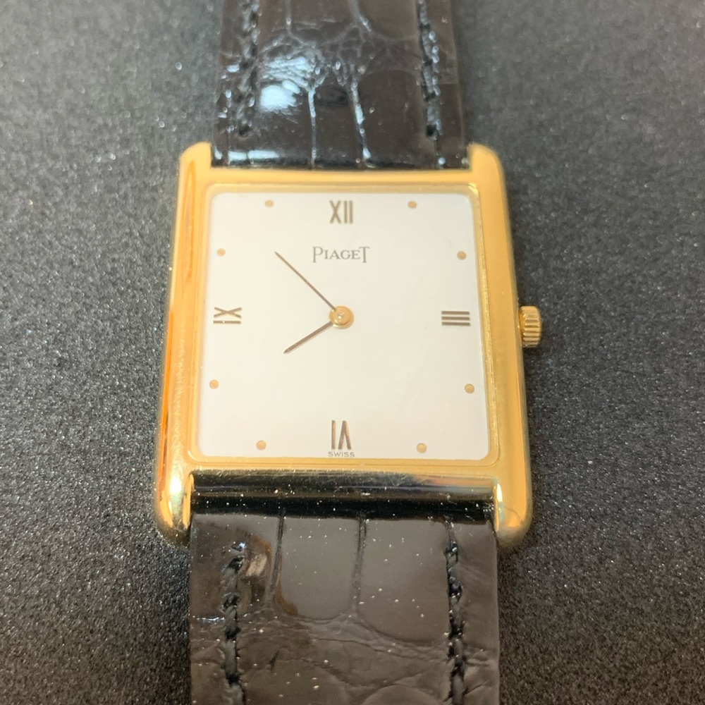 18k Solid Yellow Gold Piaget Watch - Serviced!